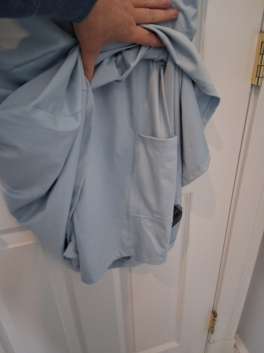 GAP Sky Blue Sleeveless V‑Neck Active Dress - Picture 4 of 14